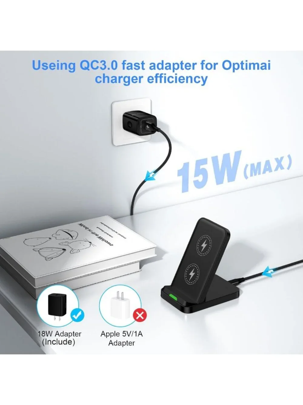 Fast Wireless Charger Stand for Galaxy S26 Ultra - Quick Charge & Sleek Design
